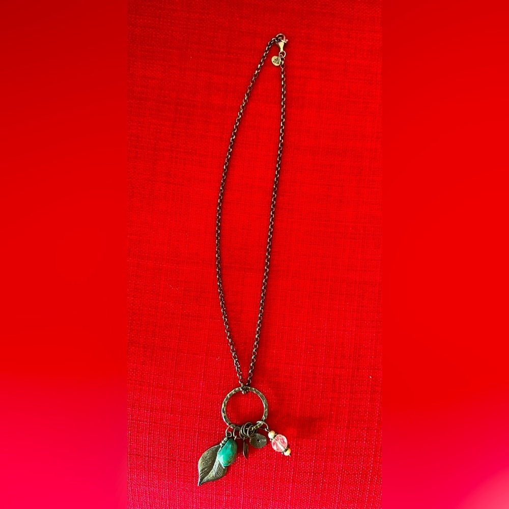 Silpada Sterling Silver and Multi-Charm Turquoise Necklace